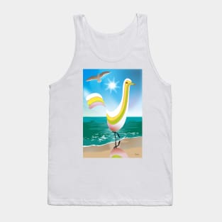 Summer Shore Bird Tank Top